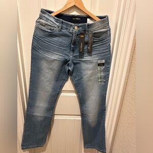 New LEE Ladies Regular Fit Straight Leg Denim Jeans Size 14